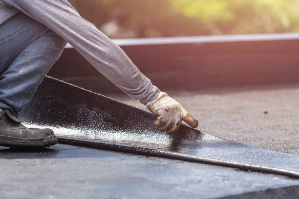 Professional Exterior Waterproofing technician working in Martinsville, IL